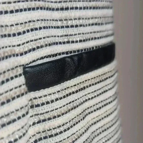 Chico's Stylish Black and White Women's Jacket - Picture 5 of 8